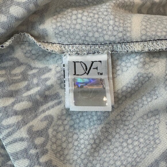 Diane von Furstenberg Navy New Jeanne Two Wrap Navy Dress 100% Silk Size 10 - Picture 13 of 13